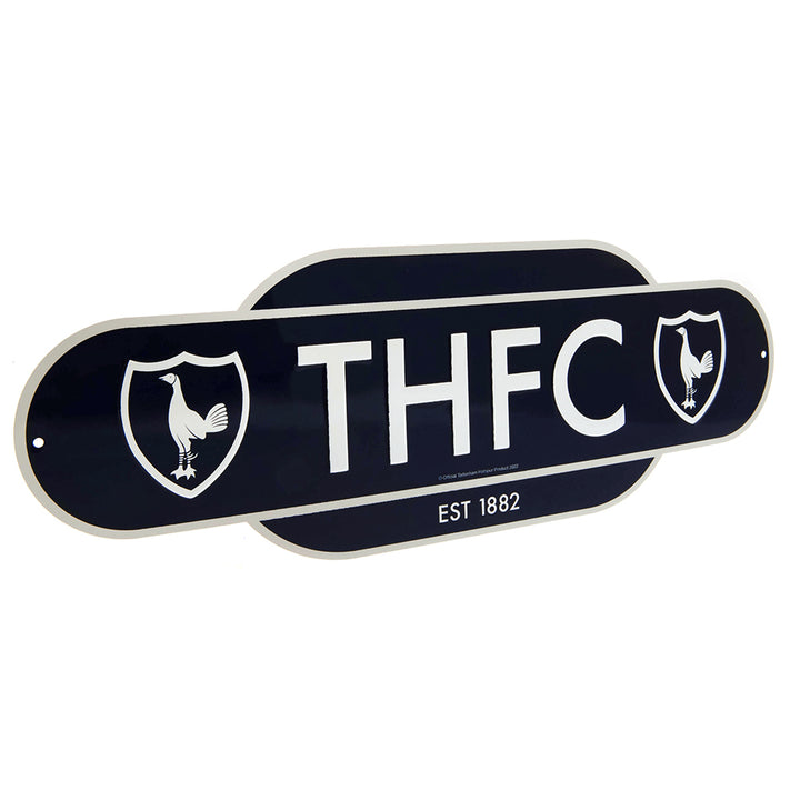 Tottenham Hotspur FC Colour Retro Sign