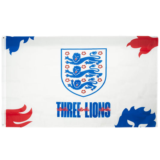 England FA 3 Lions Flag, alternate view