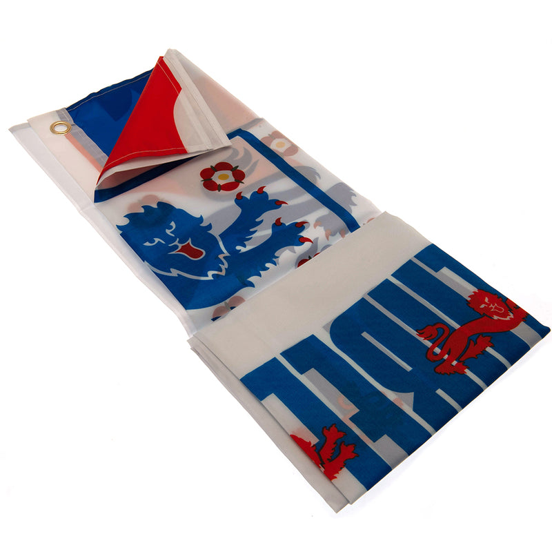 England FA 3 Lions Flag, side angle