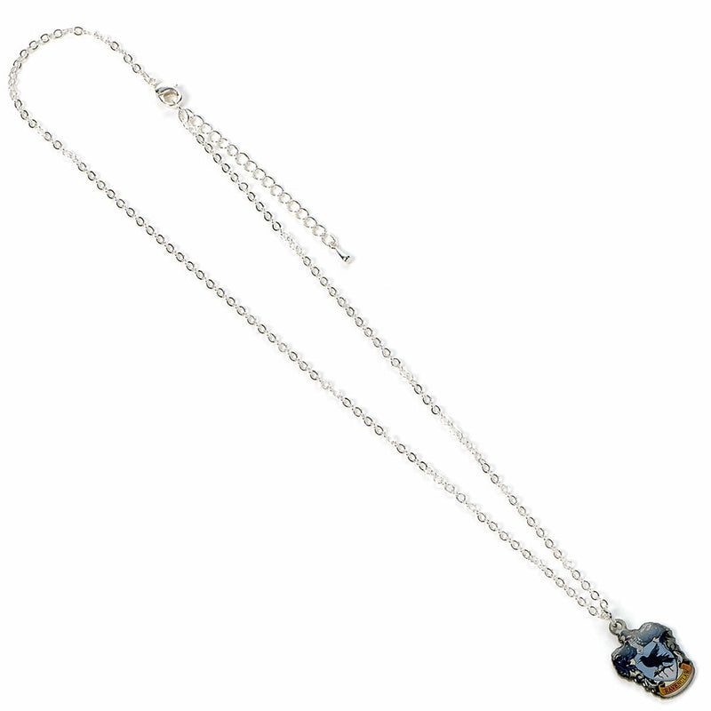 Harry Potter Silver Plated Ravenclaw Necklace, side angle