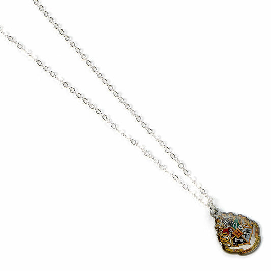 Harry Potter Silver Plated Hogwarts Necklace, alternate view