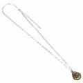 Harry Potter Silver Plated Hogwarts Necklace, side angle