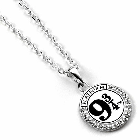 Harry Potter Sterling Silver 9 & 3 Quarters Crystal Necklace collectible from Infinity Collectibles 2026