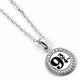 Harry Potter Sterling Silver 9 & 3 Quarters Crystal Necklace