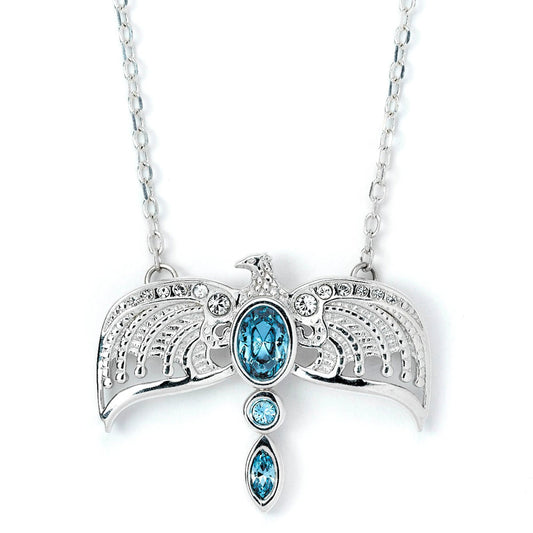 Harry Potter Sterling Silver Diadem Crystal Necklace, alternate view