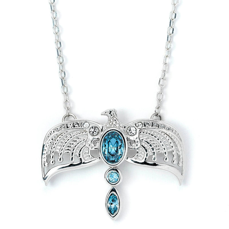 Harry Potter Sterling Silver Diadem Crystal Necklace, alternate view