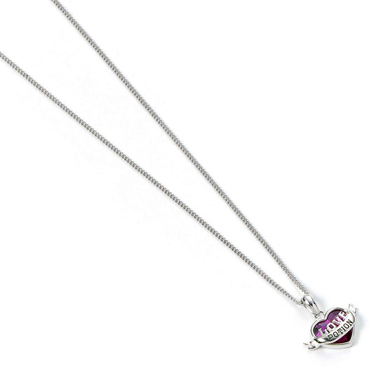 Harry Potter Sterling Silver Love Potion Crystal Necklace, alternate view