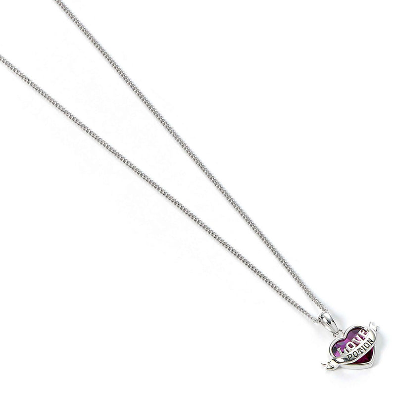 Harry Potter Sterling Silver Love Potion Crystal Necklace, alternate view