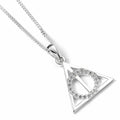 Harry Potter Sterling Silver Deathly Hallows Crystal Necklace collectible from Infinity Collectibles 2026