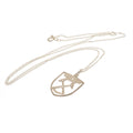 West Ham United FC Sterling Silver Pendant & Chain CR, alternate view