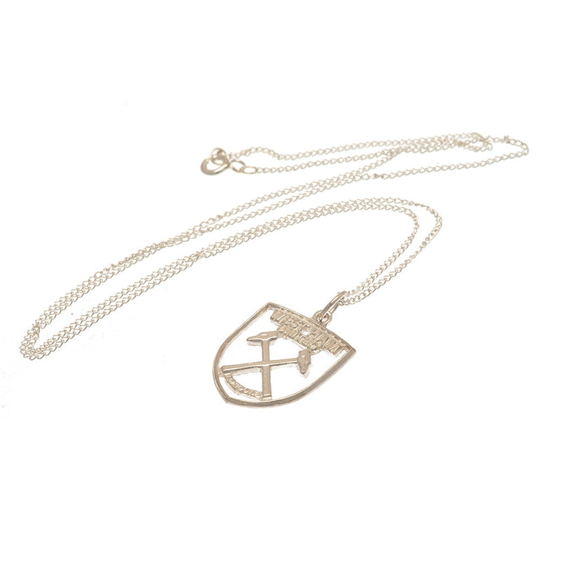 West Ham United FC Sterling Silver Pendant & Chain CR, alternate view
