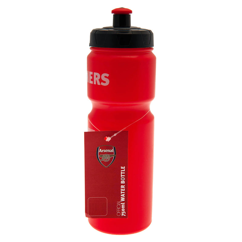Arsenal FC Plastic Drinks Bottle, side angle