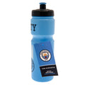 Manchester City FC Plastic Drinks Bottle, side angle