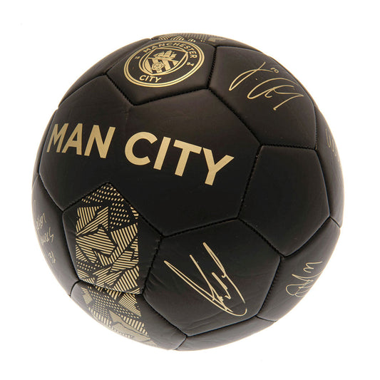 Manchester City FC Sig Gold Phantom Skill Ball, alternate view