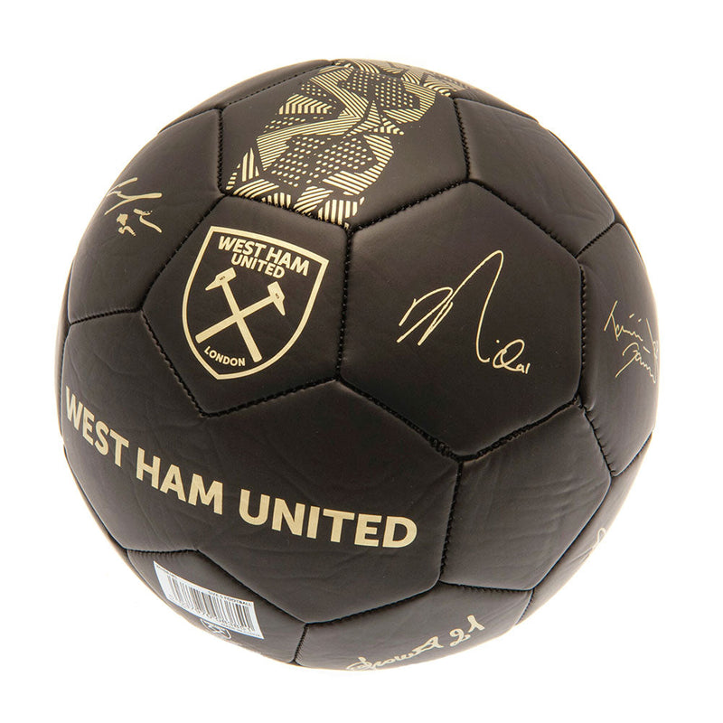 West Ham United FC Sig Gold Phantom Skill Ball, alternate view