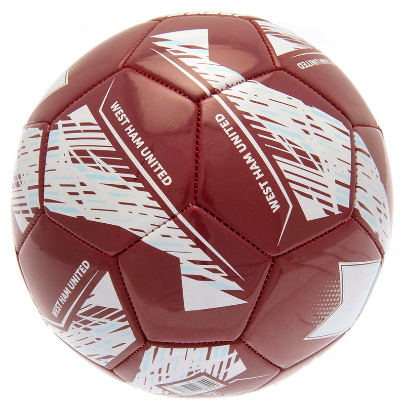 West Ham United FC Nimbus Football, side angle