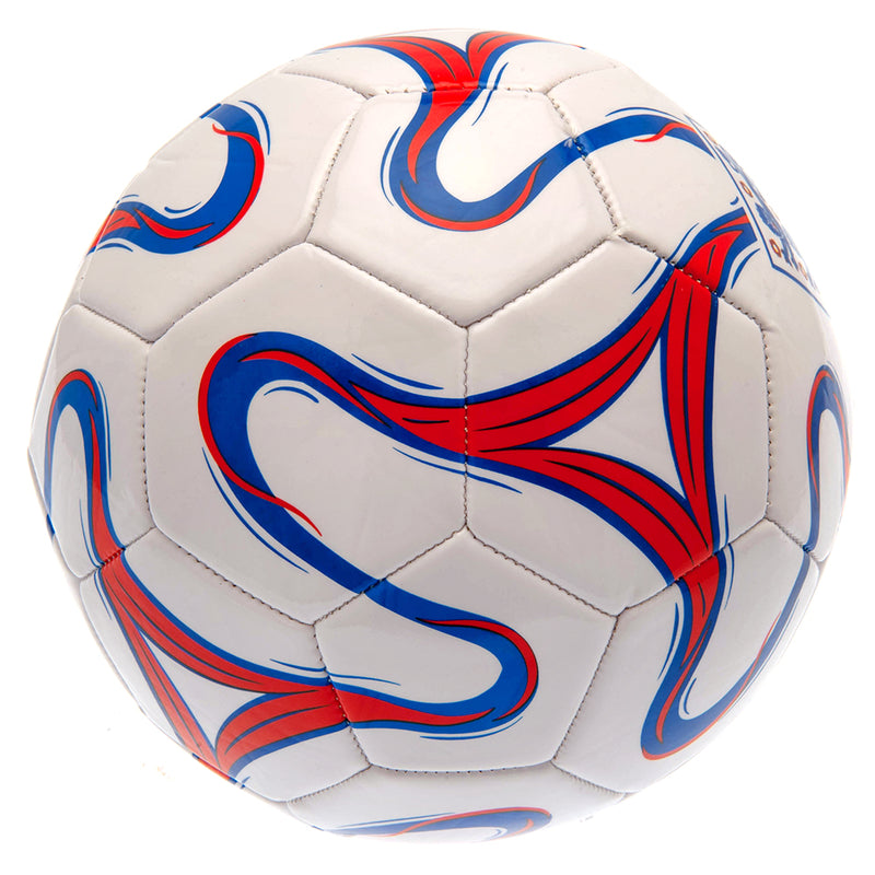 England FA Cosmos White Football, side angle