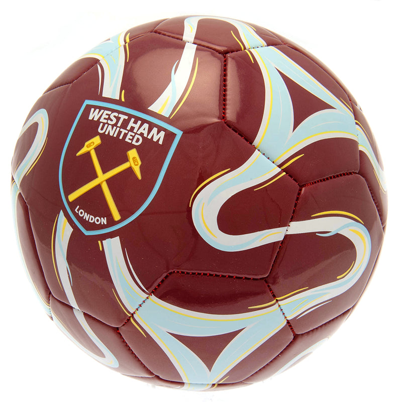 West Ham United FC Cosmos Colour Football, alternate view