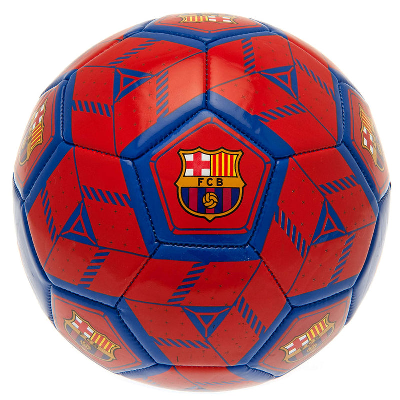 FC Barcelona Hex Size 3 Football, side angle