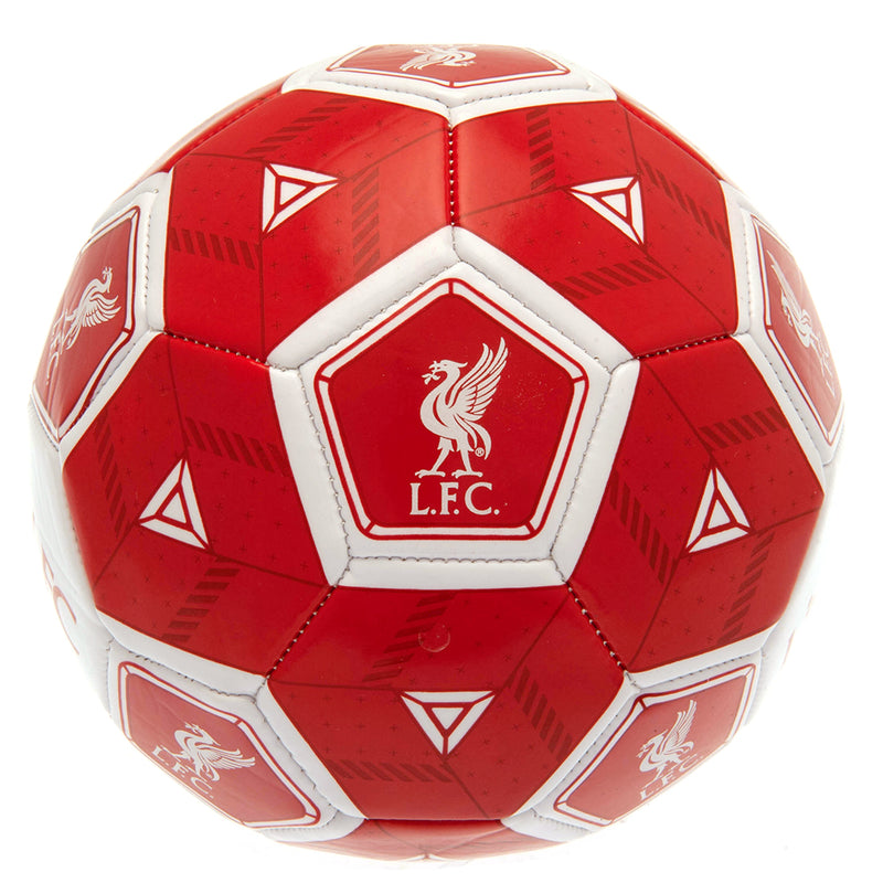 Liverpool FC Hex Size 3 Football, side angle