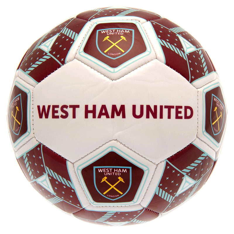 West Ham United FC Hex Size 3 Football, alternate view