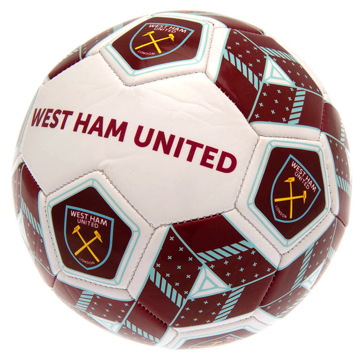 Official West Ham United Hex Size 3 Football
