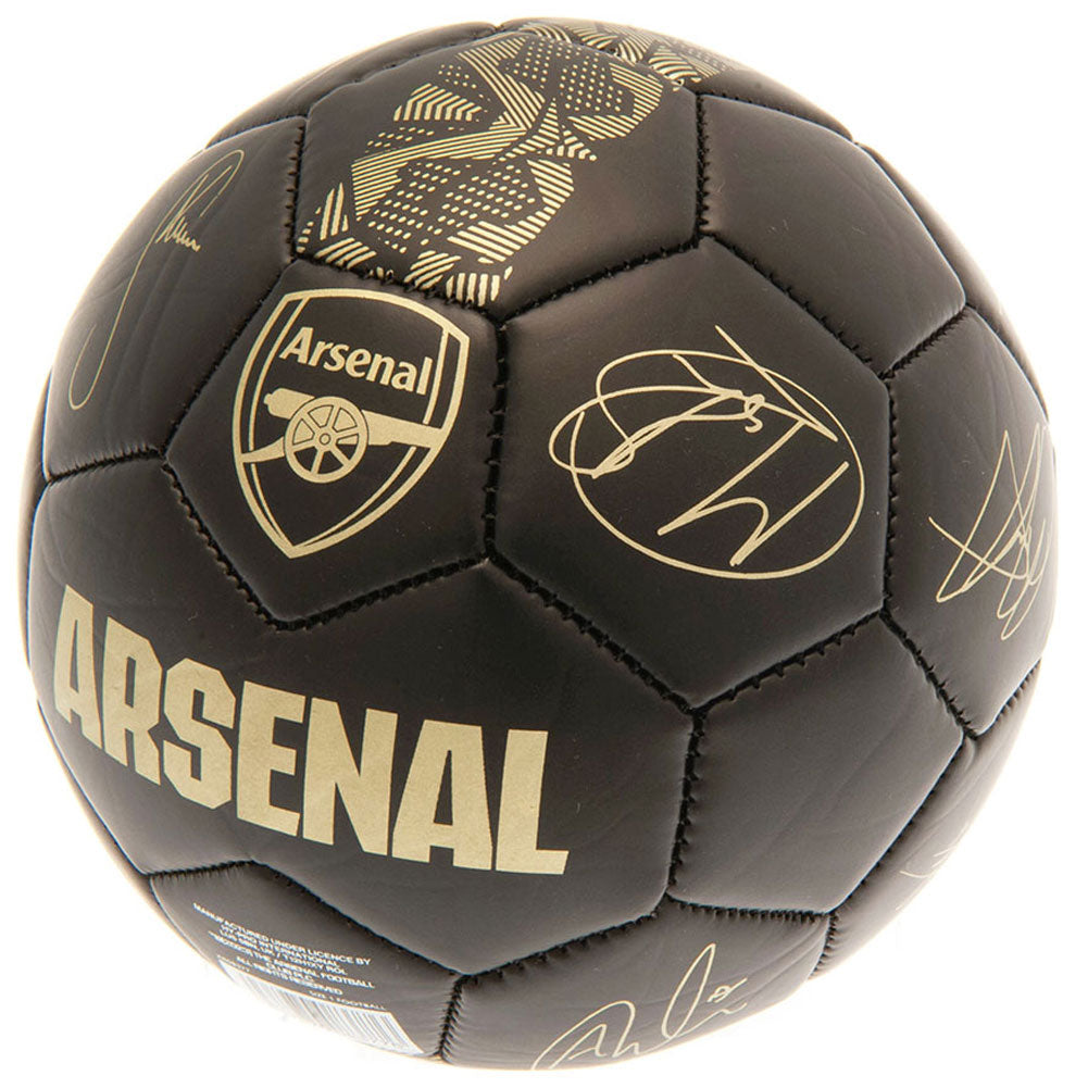 Official Arsenal Signature Gold Phantom Football