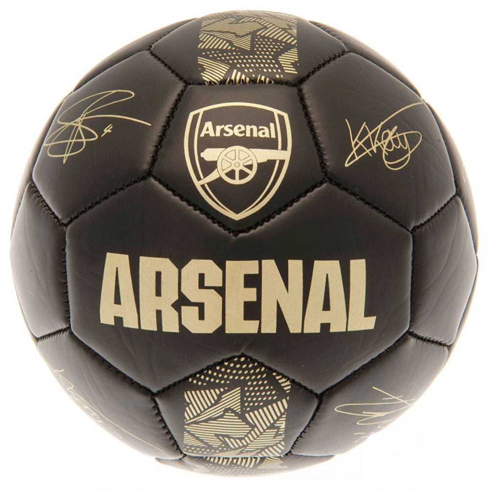 Official Arsenal Signature Gold Phantom Football – Infinity Collectables