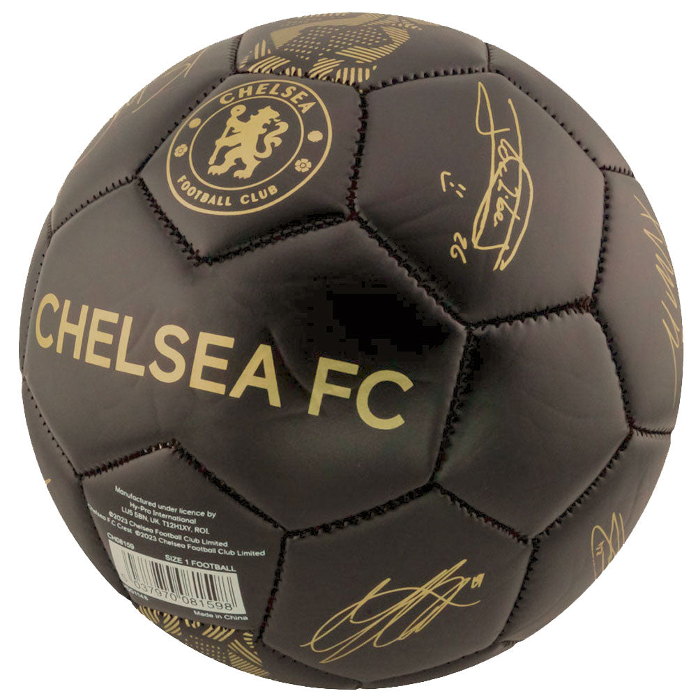 Official Chelsea Signature Gold Phantom Football
