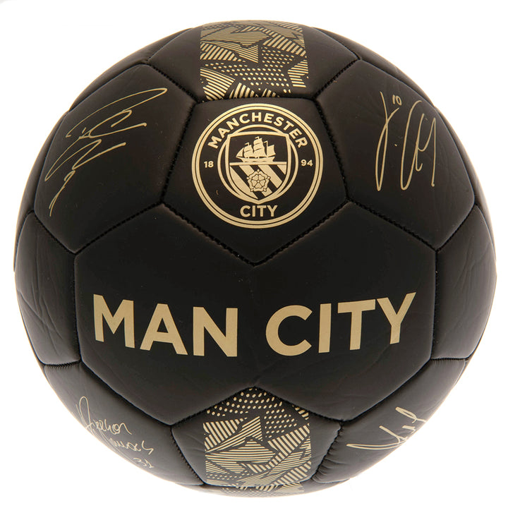 Official Manchester City Signature Gold Phantom Football