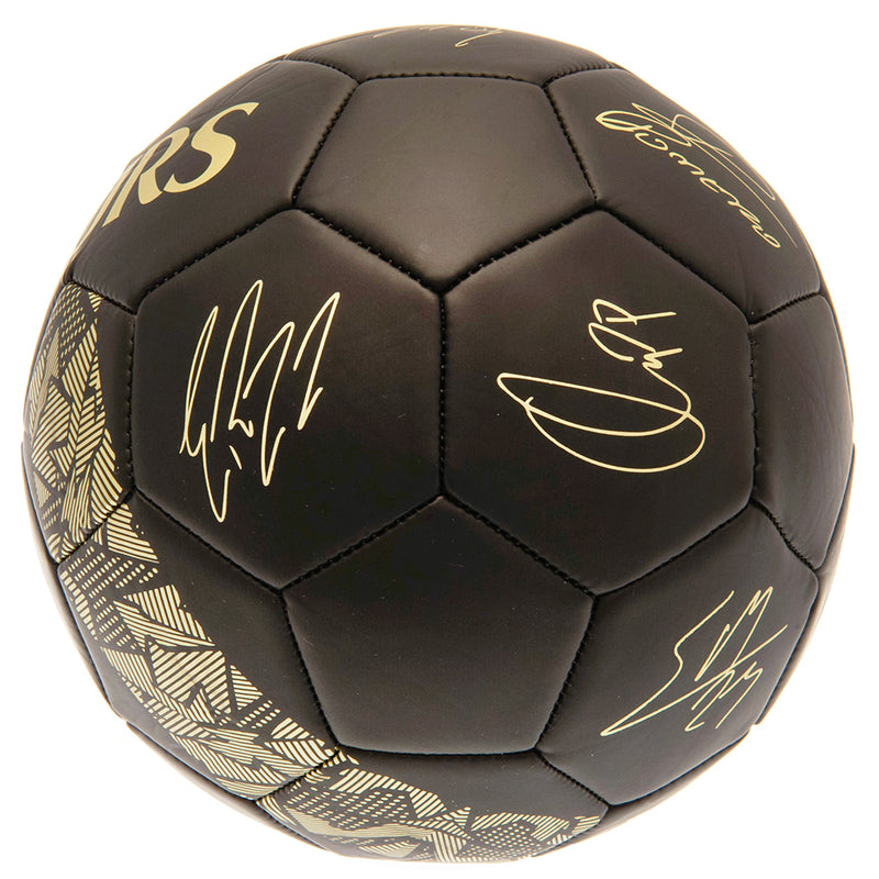 Tottenham Hotspur FC Sig Gold Phantom Football, side angle