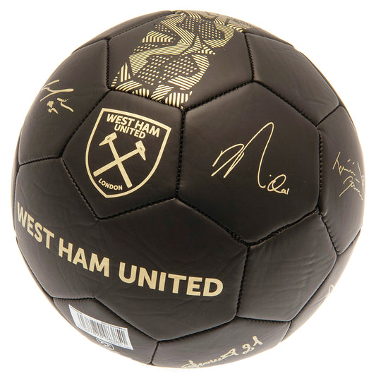 West Ham United FC Sig Gold Phantom Football, alternate view