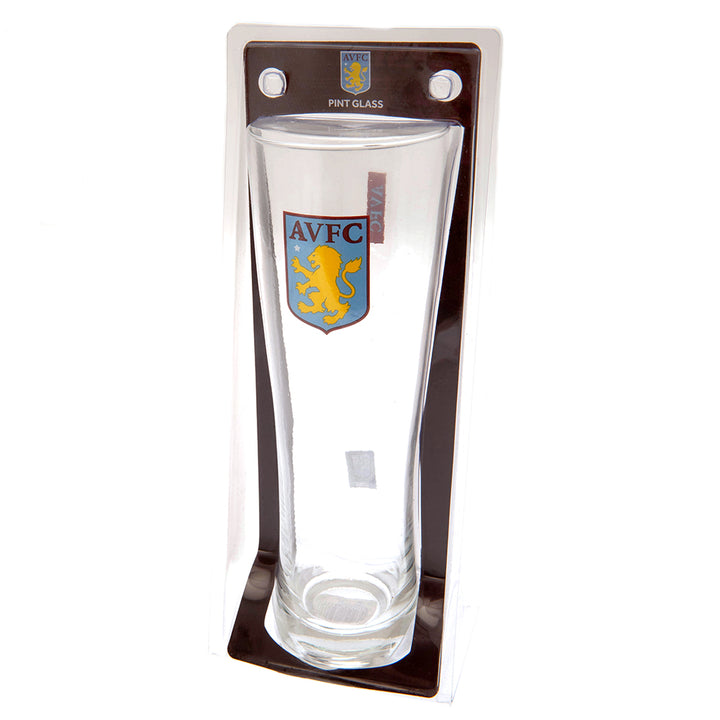 Aston Villa FC Tall Beer Glass