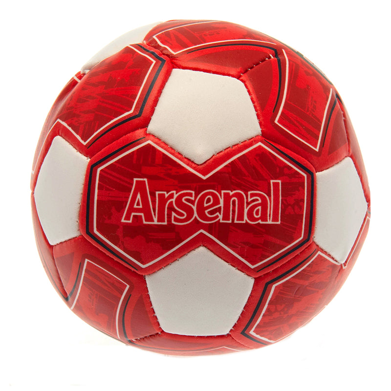 Arsenal FC 4 inch Soft Ball, side angle