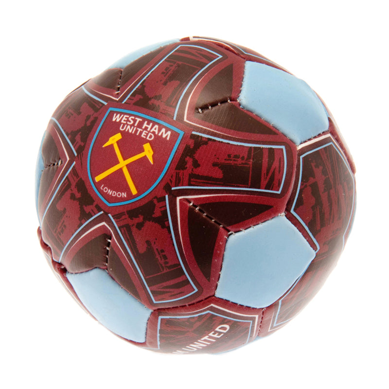 West Ham United FC 4 inch Soft Ball, alternate view