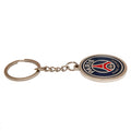 Paris Saint Germain FC Crest Keyring, alternate view