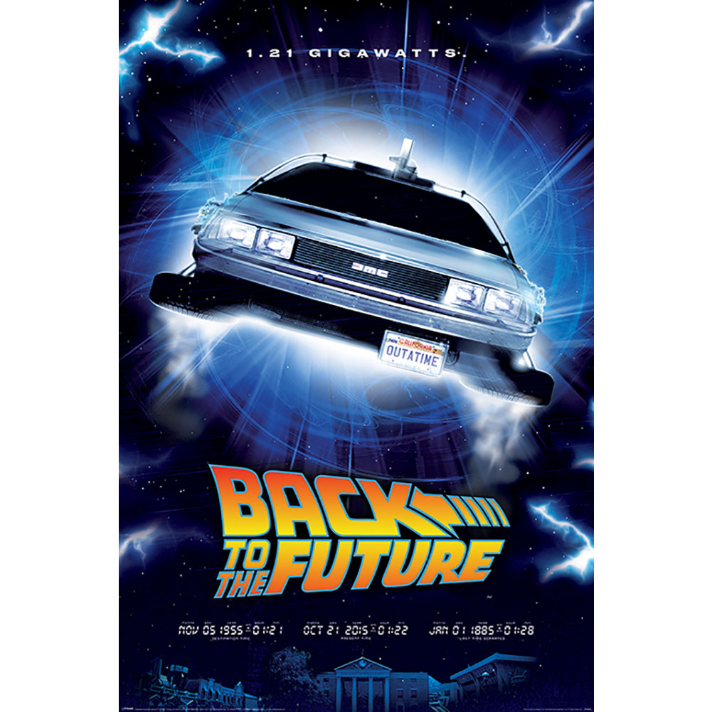 Back To The Future 1.21 Gigawatts Poster