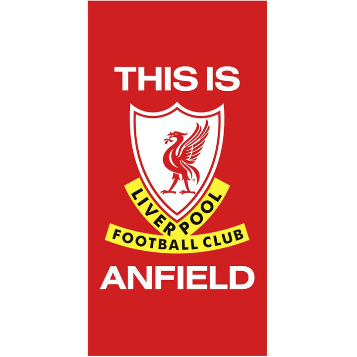 Large Soft Liverpool FC This Is Anfield Towel