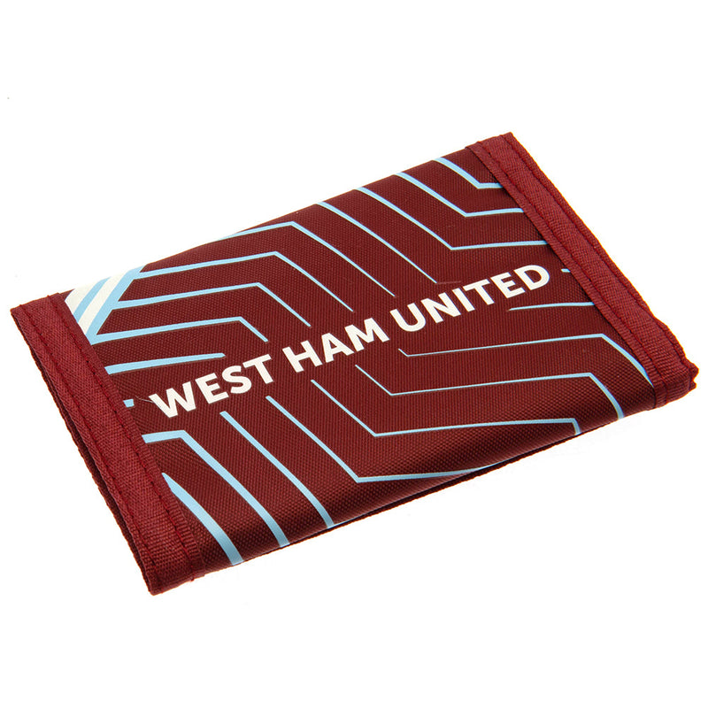 West Ham United FC Flash Wallet, side angle