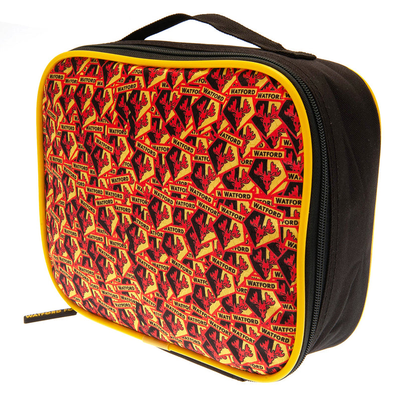 Watford FC Multi Crest Lunch Bag, close-up detail