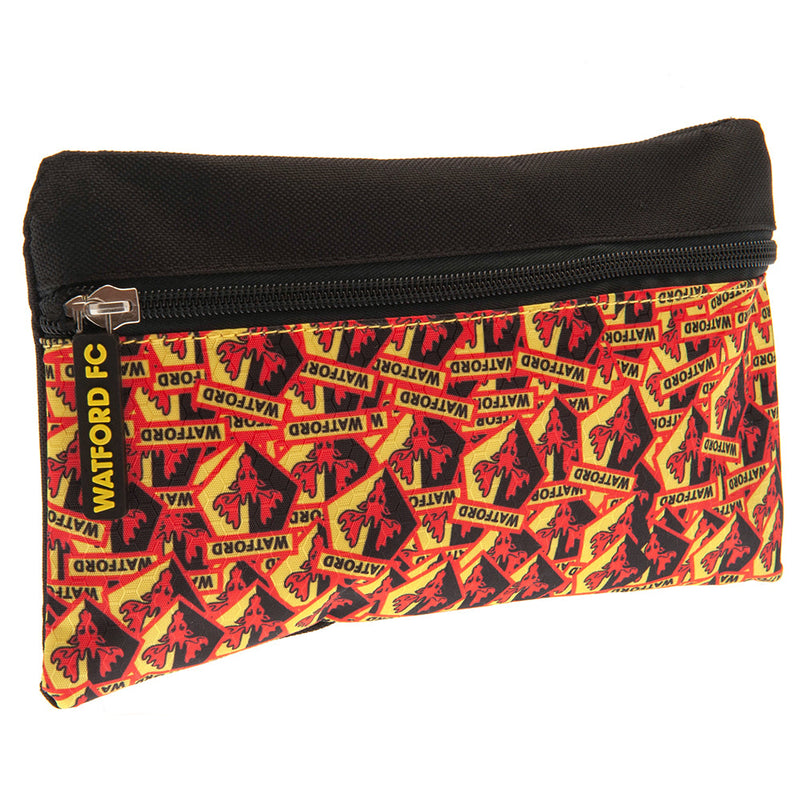 Watford FC Multi Crest Pencil Case, side angle