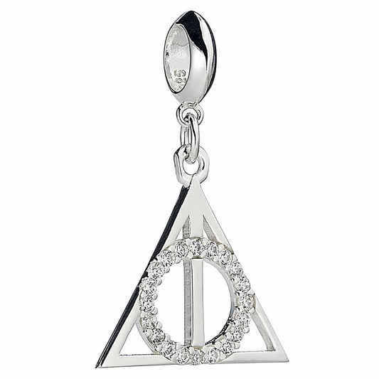 Harry Potter Sterling Silver Deathly Hallows Crystal Charm collectible from Infinity Collectibles 2026