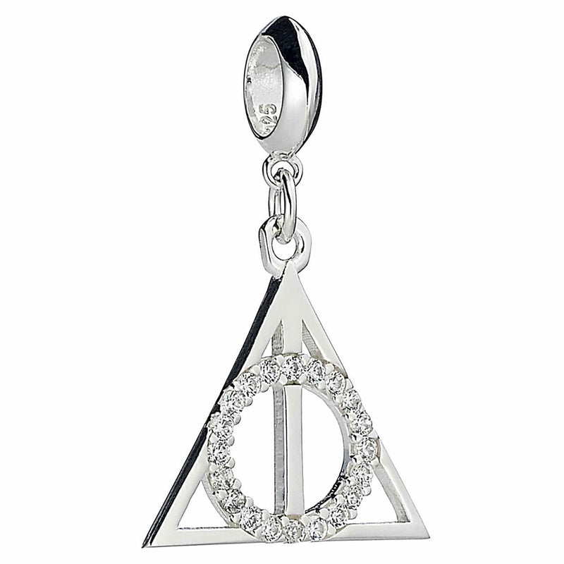 Harry Potter Sterling Silver Deathly Hallows Crystal Charm collectible from Infinity Collectibles 2026