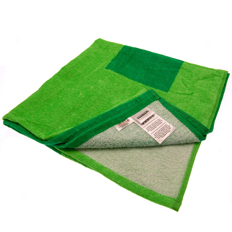 Minecraft Creeper Towel, alternate view