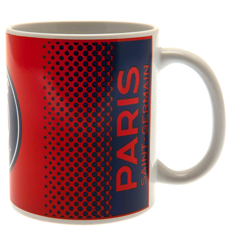 Paris Saint Germain FC Fade Mug, side angle