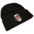 Fulham FC Black Cuff Beanie, alternate view