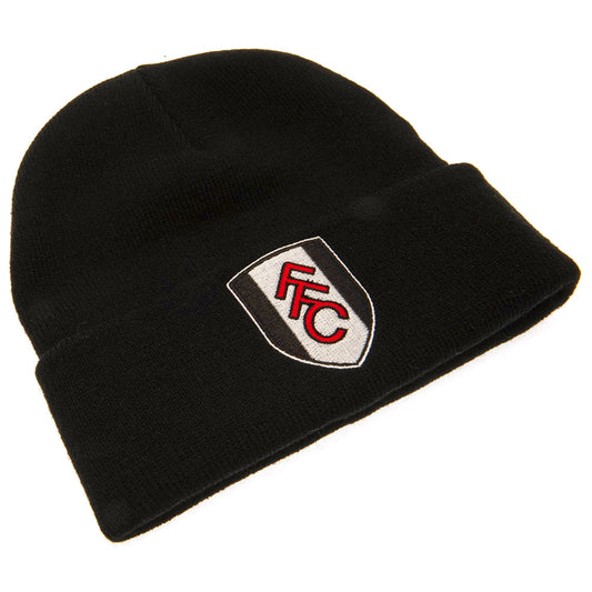 Fulham FC Black Cuff Beanie, alternate view