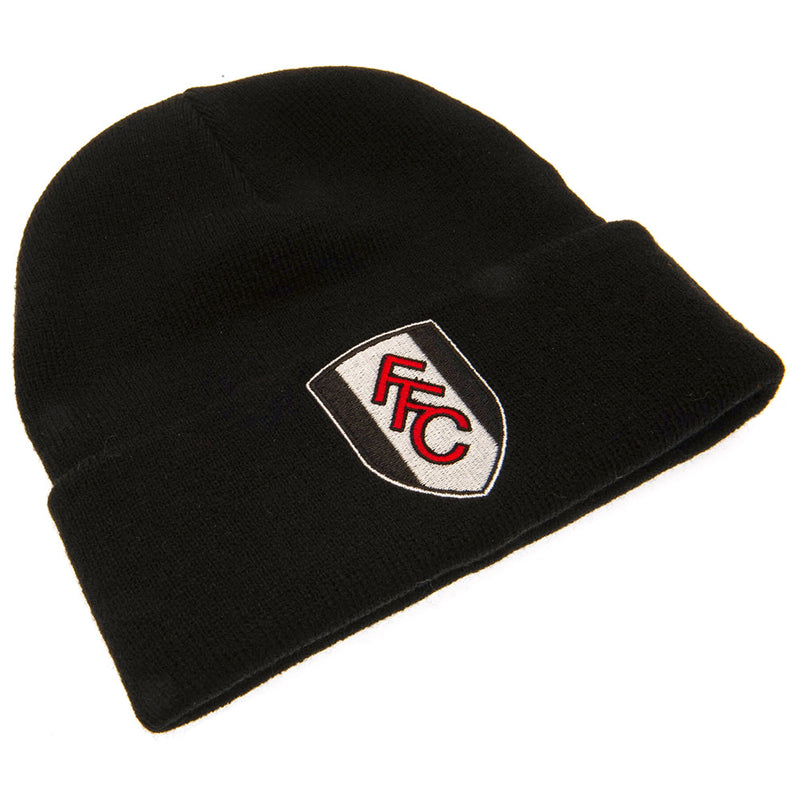 Fulham FC Black Cuff Beanie, alternate view
