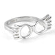 Harry Potter Stainless Steel Luna Spectrespecs Ring Small