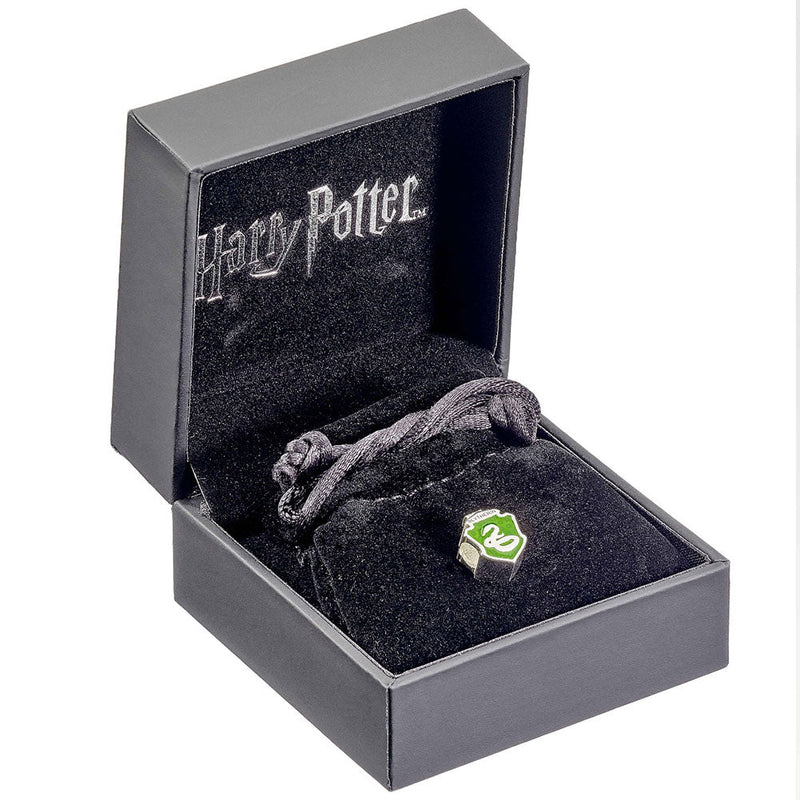 Harry Potter Sterling Silver Spacer Bead Slytherin, alternate view